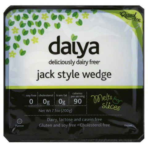 Daiya Deliciously Dairy Free Jack Style Wedge, 7.1 Oz (Pack of 8)