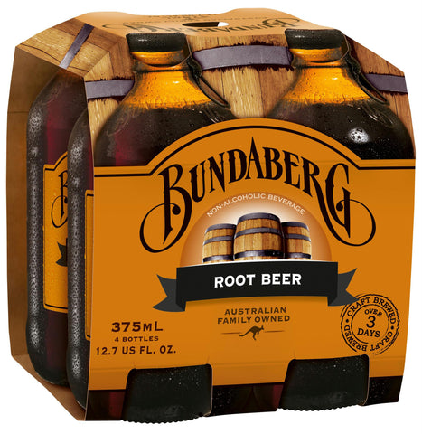 Bundaberg Root Beer, 375 Ml (Pack of 24)