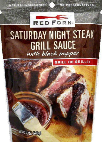 Red Fork Saturday Night Steak Grill Sauce, 7.5 OZ (Pack of 6)