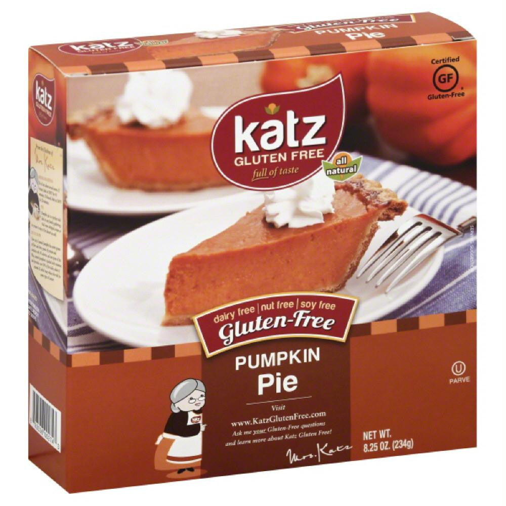 Katz Pumpkin Gluten-Free Pie, 8.25 Oz (Pack of 6)