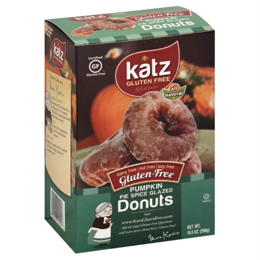 Katz Pumpkin Pie Spice Glazed Gluten-Free Donuts, 10.5 Oz (Pack of 6)