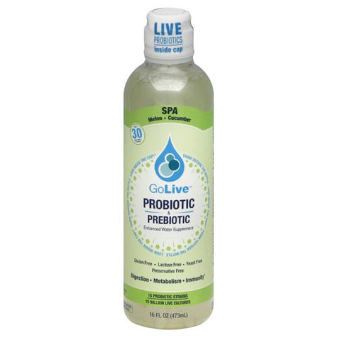 Golive Spa Probiotic & Prebiotic Supplement, 16 Fo (Pack of 12)