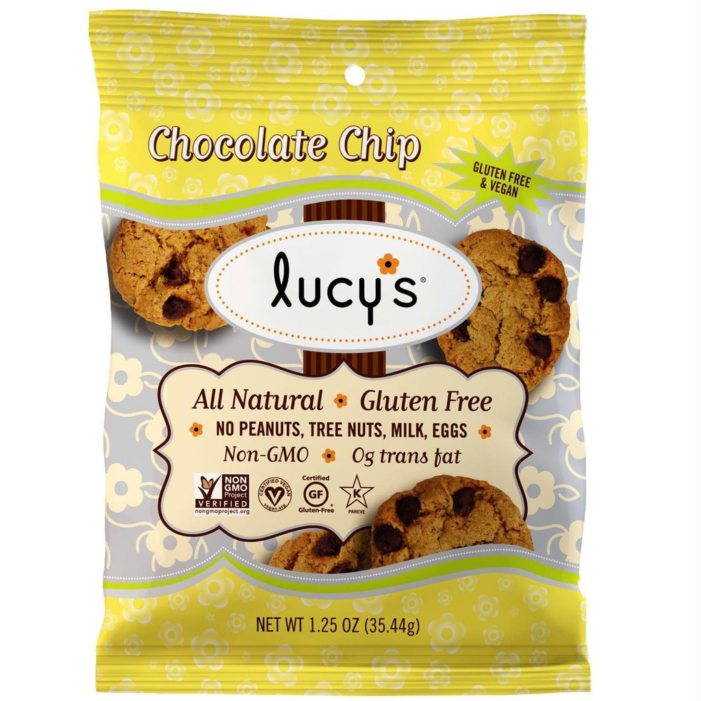 Lucy's Chocolate Chip Cookies, 1.25 Oz (Pack of 16)