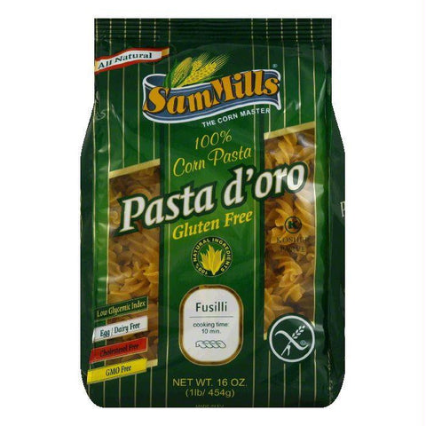 Sam Mills Gluten Free Fusilli Pasta, 16 OZ (Pack of 6)