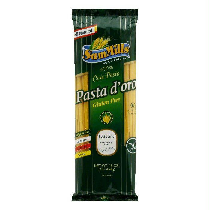 Sam Mills Gluten Free Corn Fettucinie Pasta, 16 OZ (Pack of 12)