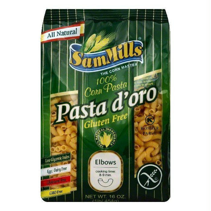 Sam Mills Elbows 100% Corn Pasta, 16 OZ (Pack of 6)