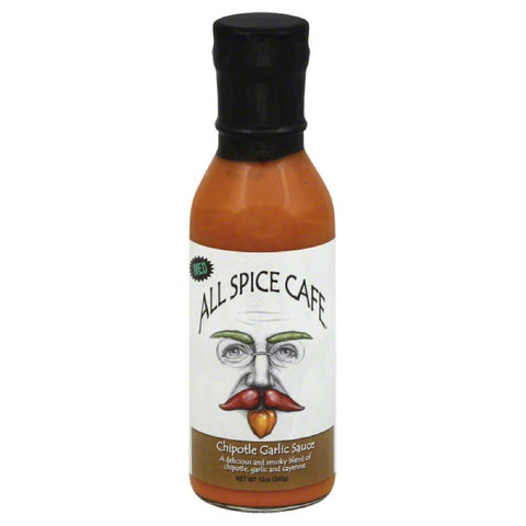 All Spice Cafe Med Chipotle Garlic Sauce, 12 Oz (Pack of 6)