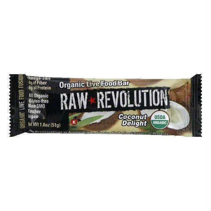 Raw Revolution Coconut Delight Organic Live Food Bar, 1.8 OZ (Pack of 12)